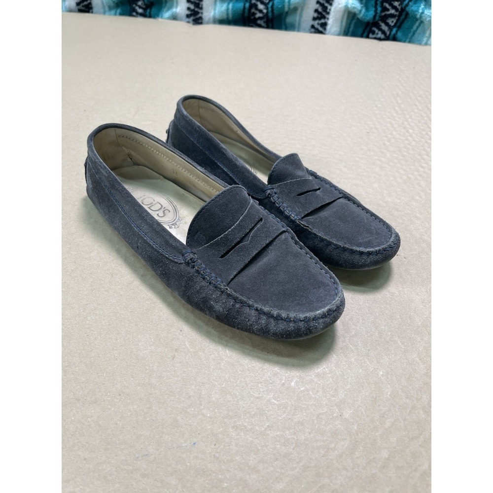 Tod's Gommino Timeless Men's Sz 6 Women's Sz 7.5 - 8 Suede Driving Shoes